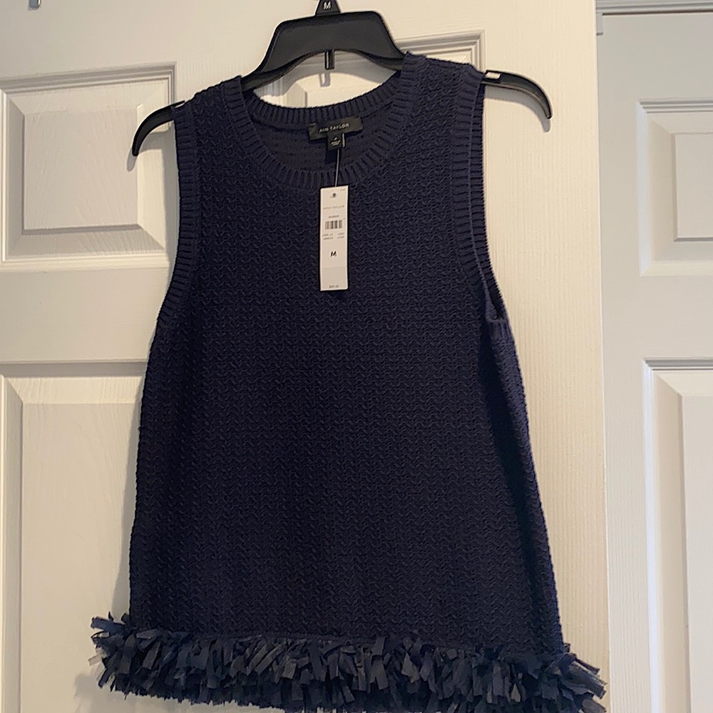 Ann Taylor navy colored vest
